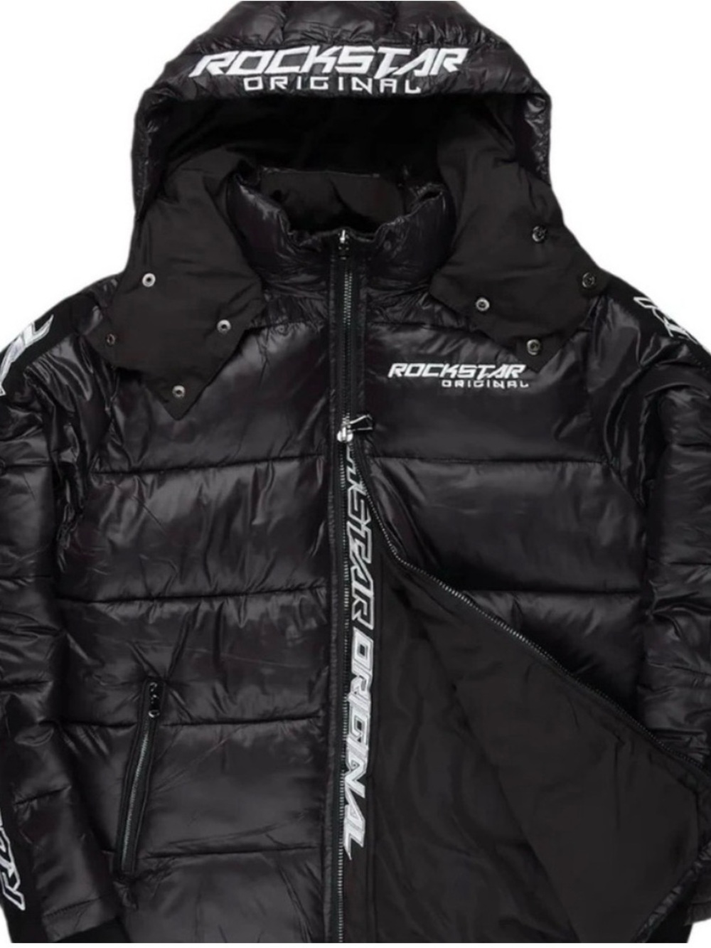 New With Tags Rockstar Puffer Jacket- S